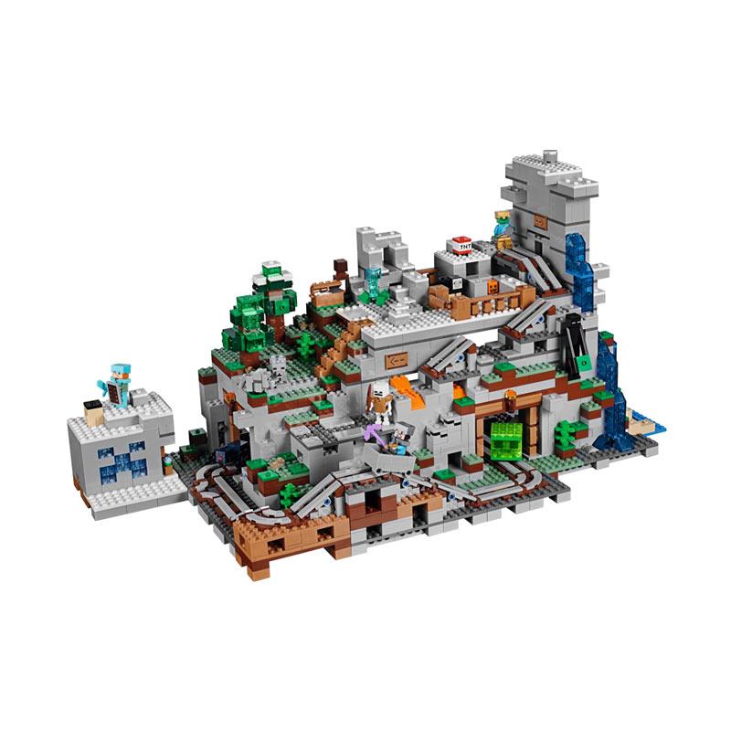 lego minecraft 21137 the mountain cave blocks stacking toys