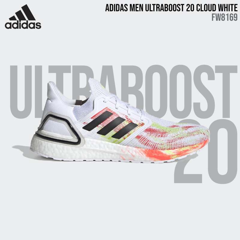 Jual adidas Ultraboost 20 FW8169 Cloud White ORIGINAL RESMI BNIB