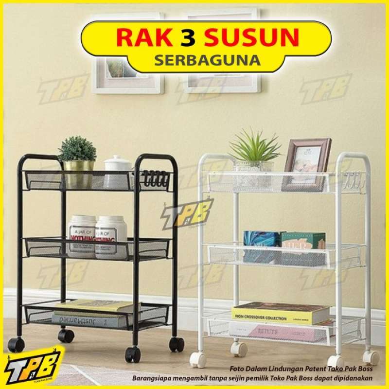 Jual Rak Dorong 3 Tingkat Rak Serbaguna Rak Dapur Rak Kamar Mandi Susun Rak Besi Putih Kode 010 Multicolor Di Seller Ekobudi Shop Kota Jakarta Barat Dki Jakarta Blibli