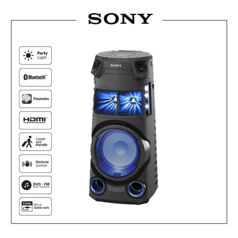 Sony Mhc V43d Sony Audio Speaker System Promo SONY MHC-V43D Audio Speaker  Portable System With Bluetooth