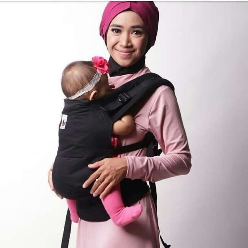 Gendongan bayi NANA Black Edition Baby Carrier Standard Size SSC Lokal