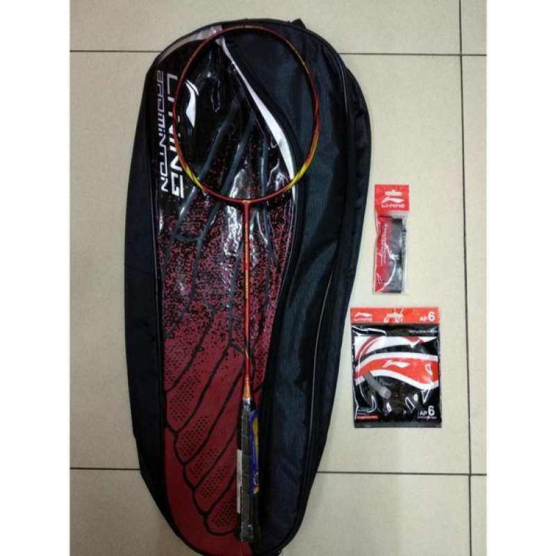 Promo Raket Badminton Lining Super Series Ss-98 G6+Cover+Snar+T.Grip 268-4  di Seller JagBu Market - Kota Jakarta Barat, DKI Jakarta | Blibli