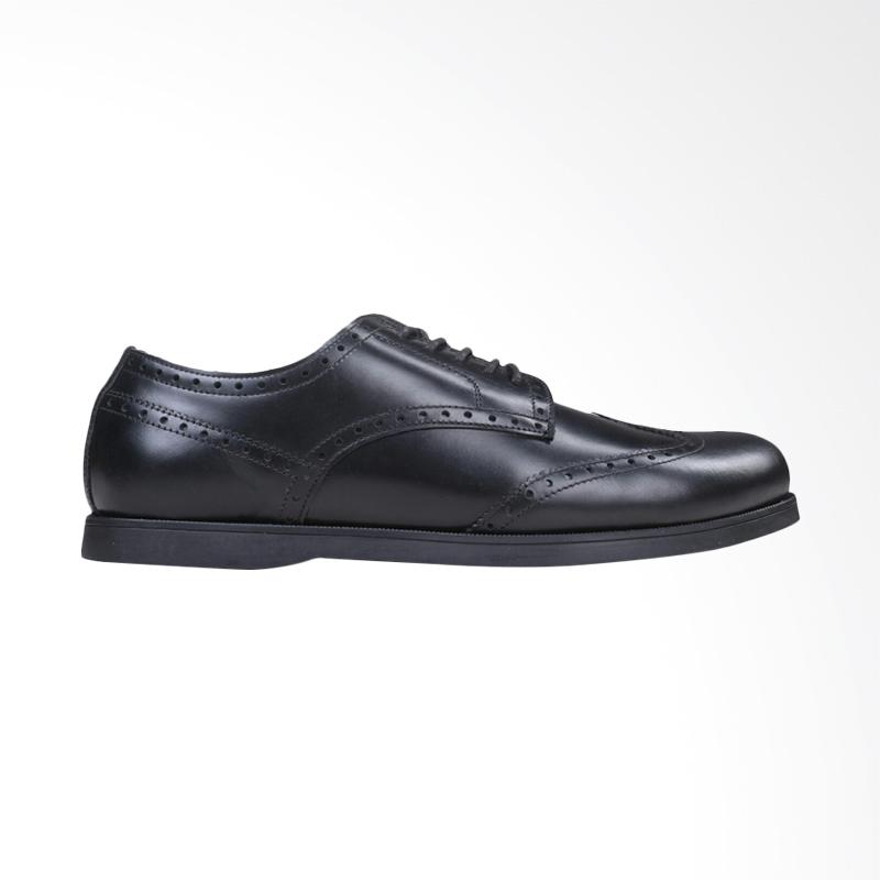 Jual Honorable King Black Pullup Leather Semi Formal Sepatu Pria Hitam Murah September 2020 Blibli Com