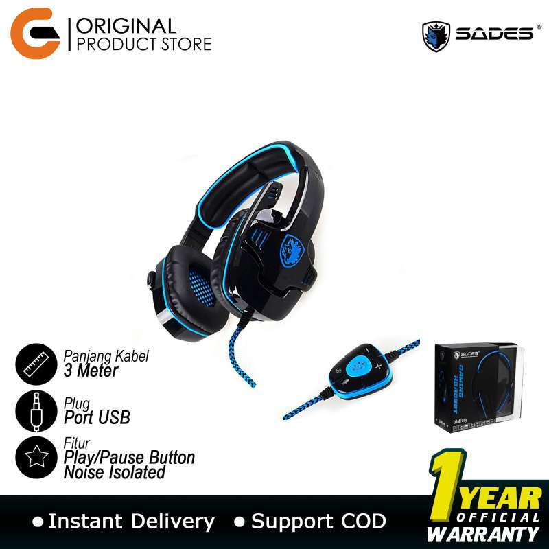 Promo Sades Headset Gaming Garansi 