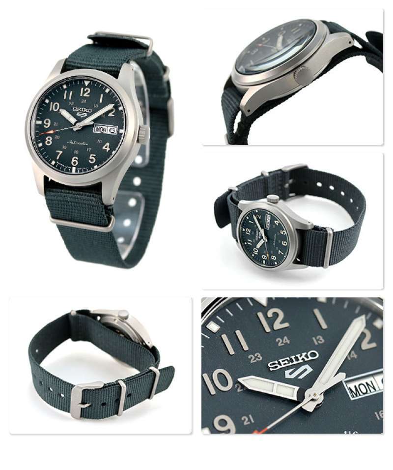 Seiko Sports SRPG31-K1 Field Automatic Original Jam Tangan Pria