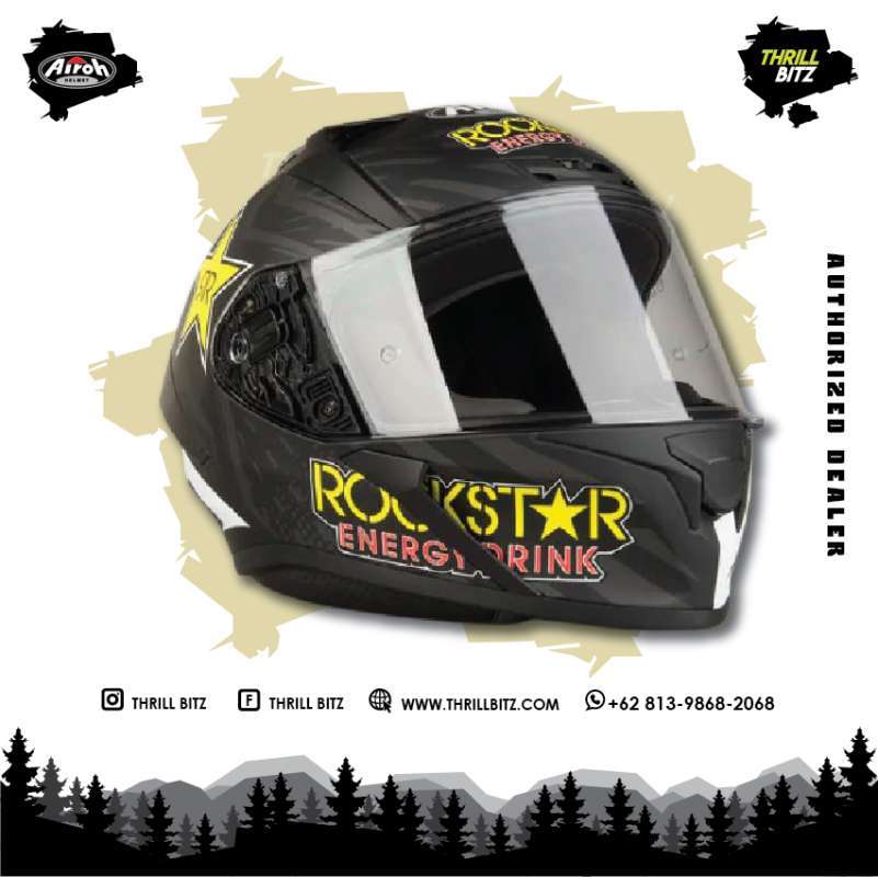 Helm Airoh Valor Helmet - Rockstar Matt 