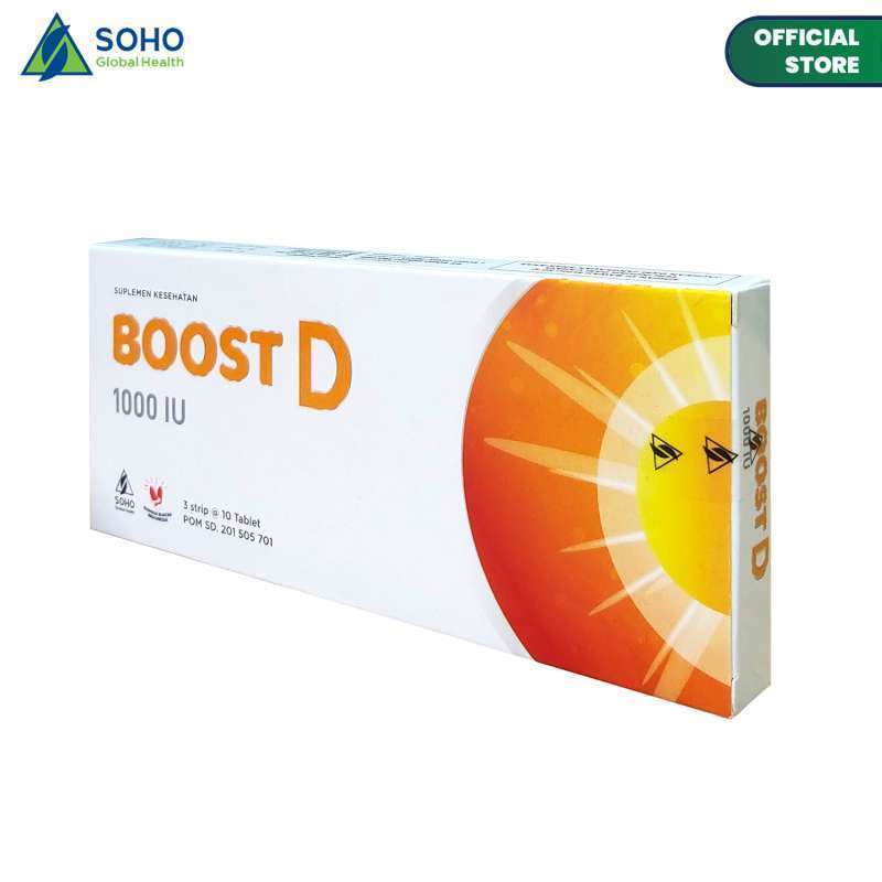 Promo Boost D Vitamin D 1000 Iu - 3 Strip @10 Tablet Di Seller Bp Farma -  Kota Jakarta Timur, Dki Jakarta | Blibli