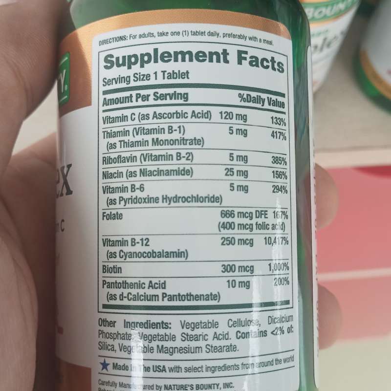 Promo Nature's Bounty, B-Complex, Time Released, 125 Coated ...