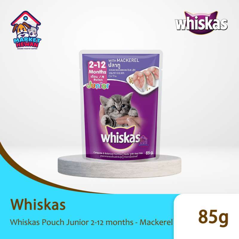 Whiskas junior tuna sales sachet