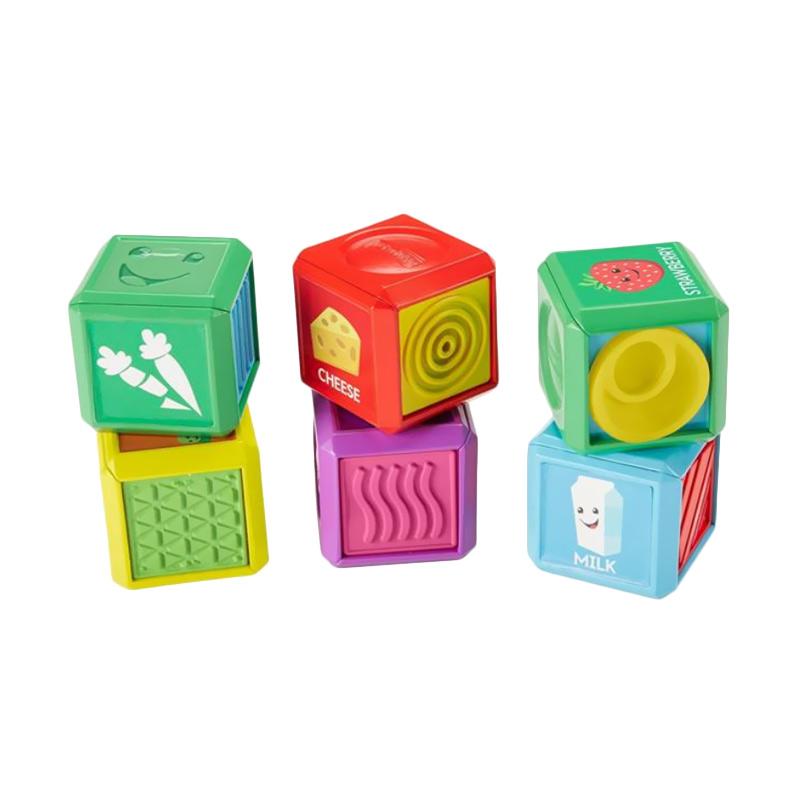 Fisher Price Laugh Learn First Words Food Blocks Mainan Bayi