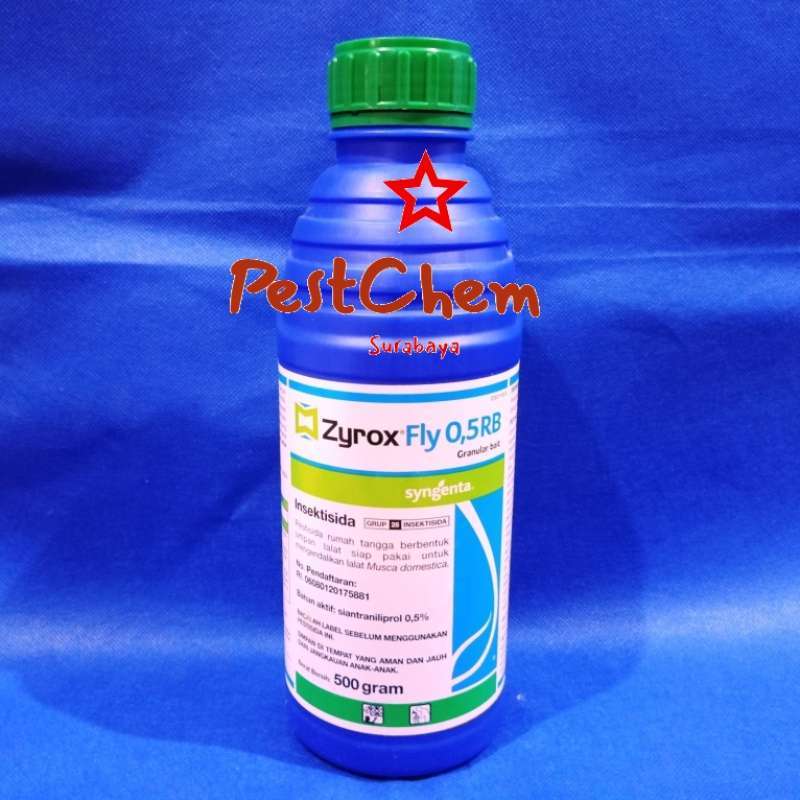 Zyrox Fly Zyroxfly 0,5 RB 0,5RB 500 gr Umpan Lalat Cyantraniliprole dari  Syngenta