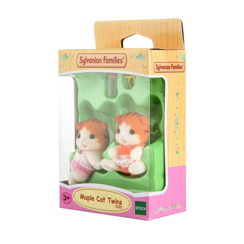 sylvanian families maple cat twins