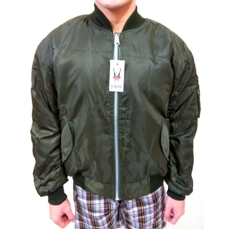 JAKET BOMBER JAKET AURI JAKET PILOT JAKET ARMY WARNA HIJAU