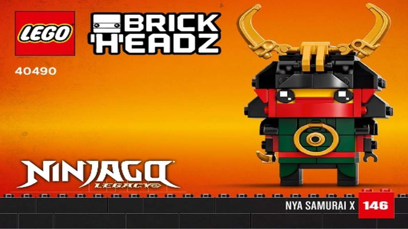 Jual LEGO 40490 Ninjago 10th Anniversary Brickhead Di Seller