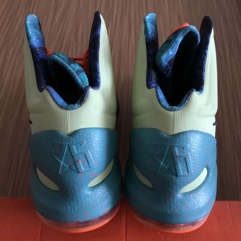 Kevin Durant KD All Star Area 72 Extraterrestrial || black white crimson  turquoise orange red green