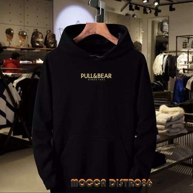 Jaket hoodie pull and bear clearance