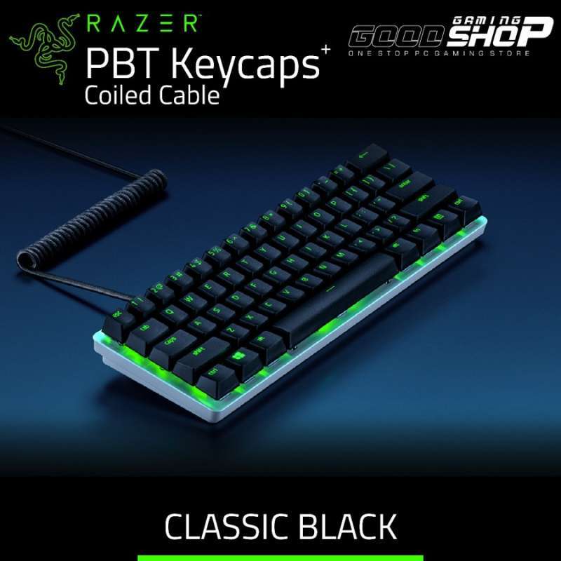Promo Razer Pbt Keycap + Coiled Cable Upgrade Set Diskon 68% Di