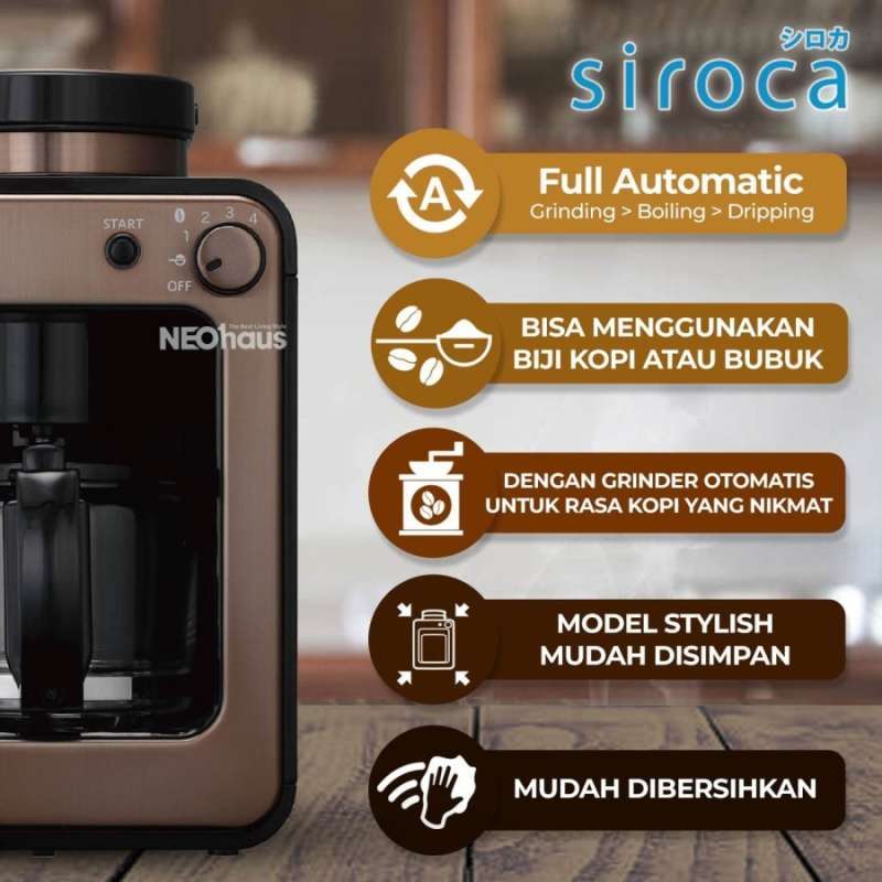 Promo Siroca Coffee Maker - Brown di 