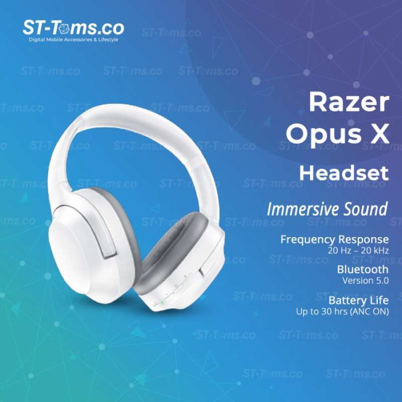 Promo Razer Opus X Quartz Wireless Low 
