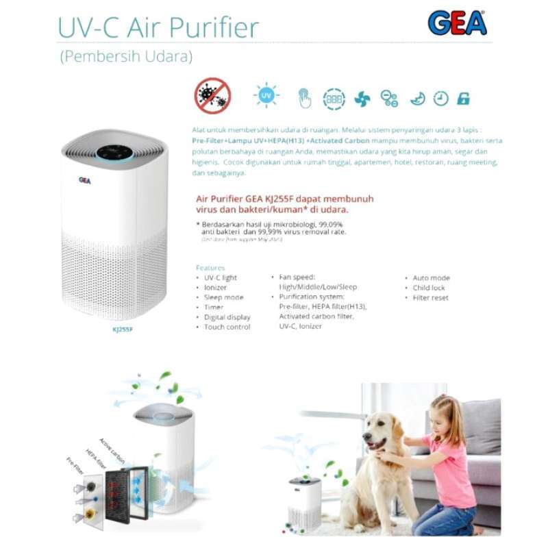 Gea air purifier kj255f Clearance