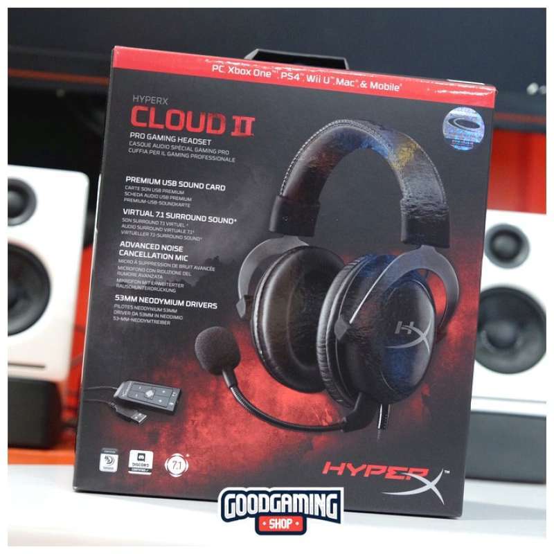 Jual Jual Hyperx Cloud 2 Grey Black Gaming Headset - Red di Seller  Nagasakti - Kota Jakarta Pusat, DKI Jakarta | Blibli