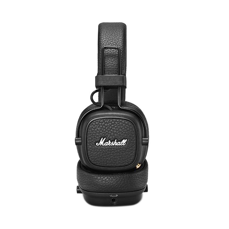 marshall major iii bluetooth headset black hitam