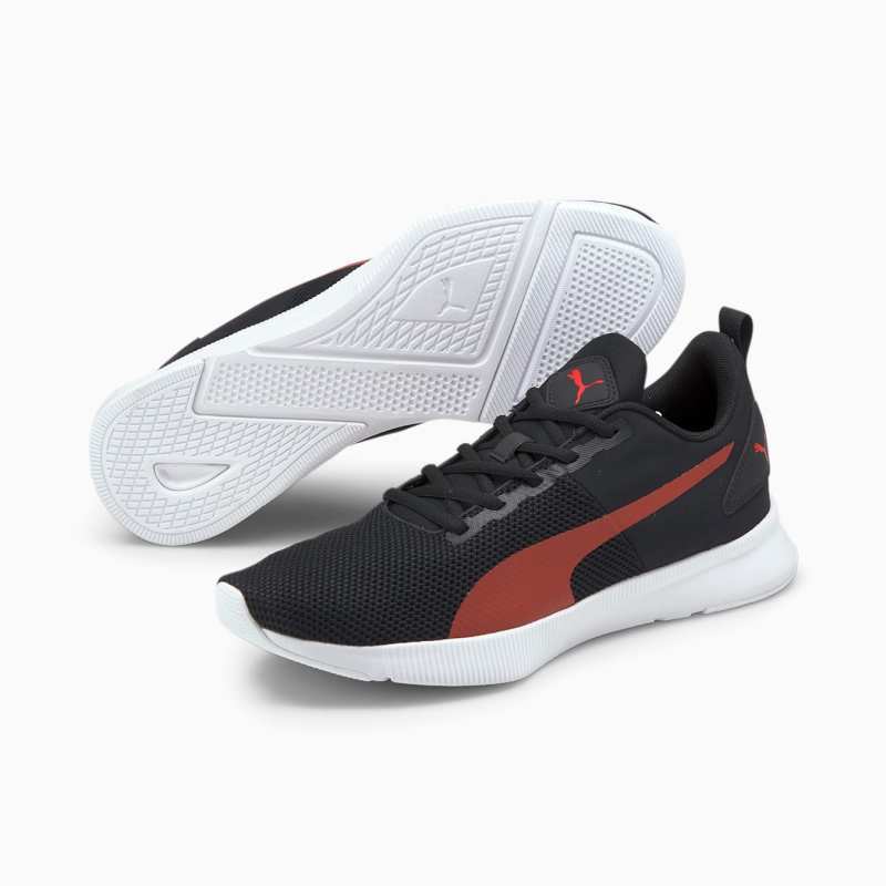Jual PUMA FLYER RUNNER Puma Black High Risk Red K ORIGINAL 44