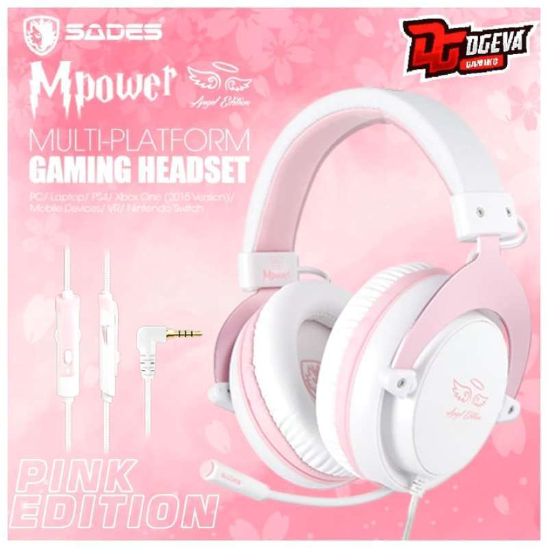 Jual Jual Sades M power Pink Mpower Angel Edition Gaming Headset Di Seller Sentosa Gemilang Wijaya Kusuma Kota Jakarta Barat Blibli