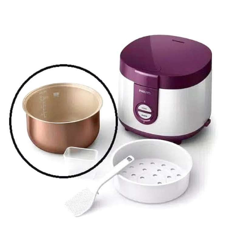 Rice cooker philips clearance panci stainless steel