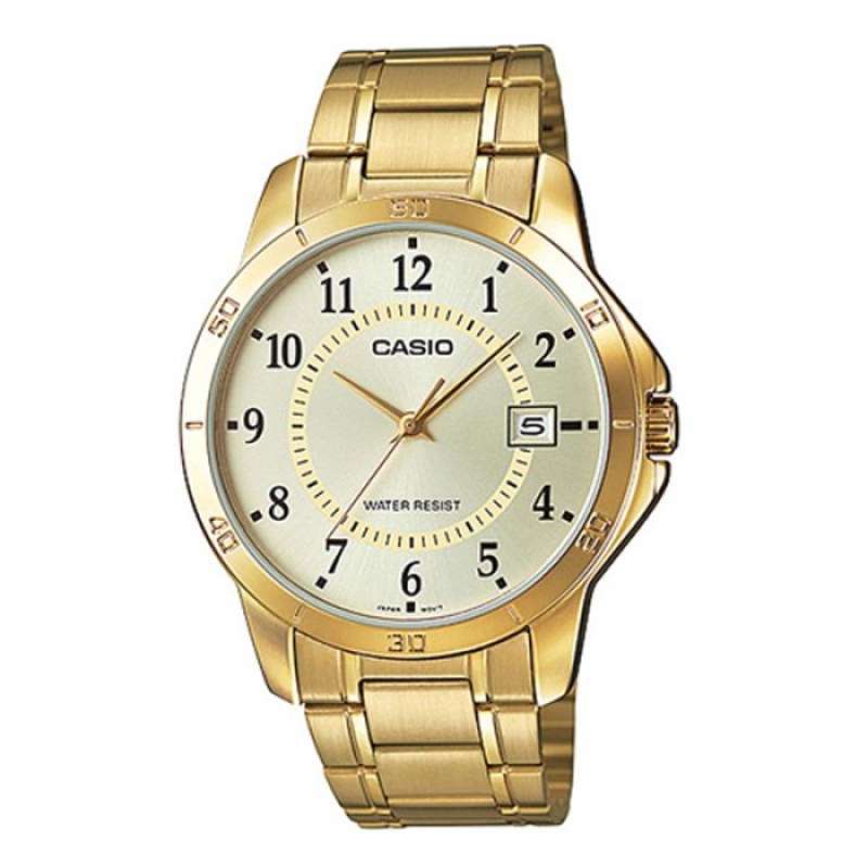 CASIO ORIGINAL CASIO MTP V004G 9B JAM TANGAN PRIA JAM PRIA STAINLESS CASIO MTP V004G 9B V 004 G MTPV004