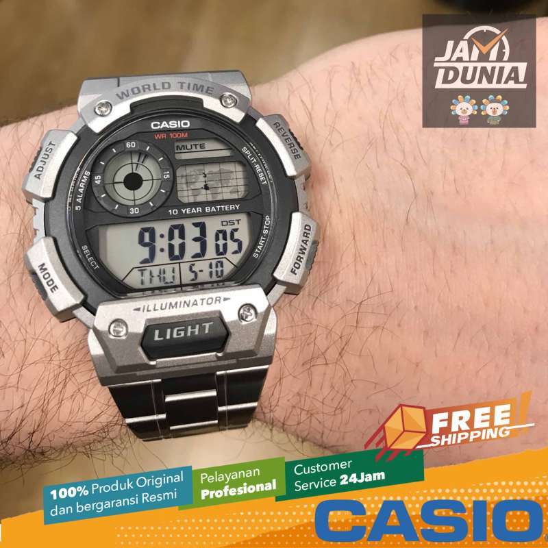 Promo Casio Original Casio Ae-1400whd-1av Jam Tangan Pria Jam