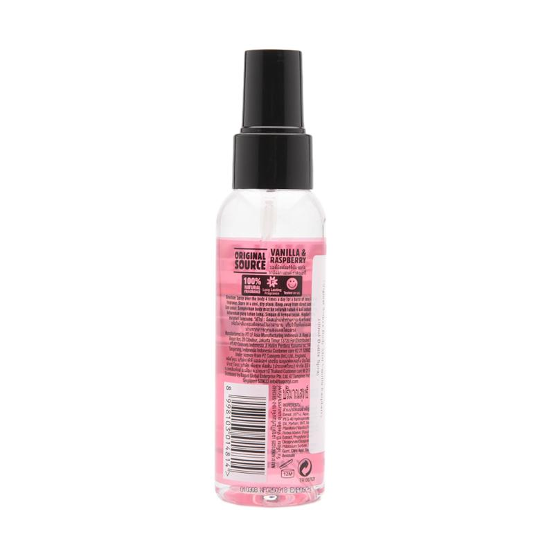 Original source vanilla store & raspberry body mist
