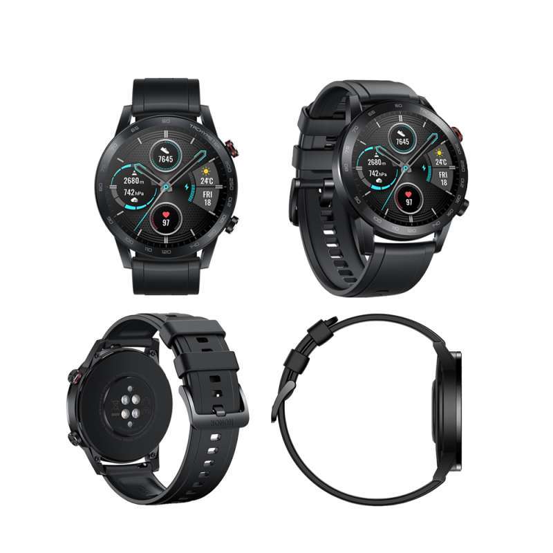 Promo HONOR Magic Watch 2 46mm Sport Fashion Smartwatch SpO2 GPS Bluetooth  Phone Call - Charcoal Black di Seller Honor Official Store - Kota Jakarta  Utara, DKI Jakarta | Blibli