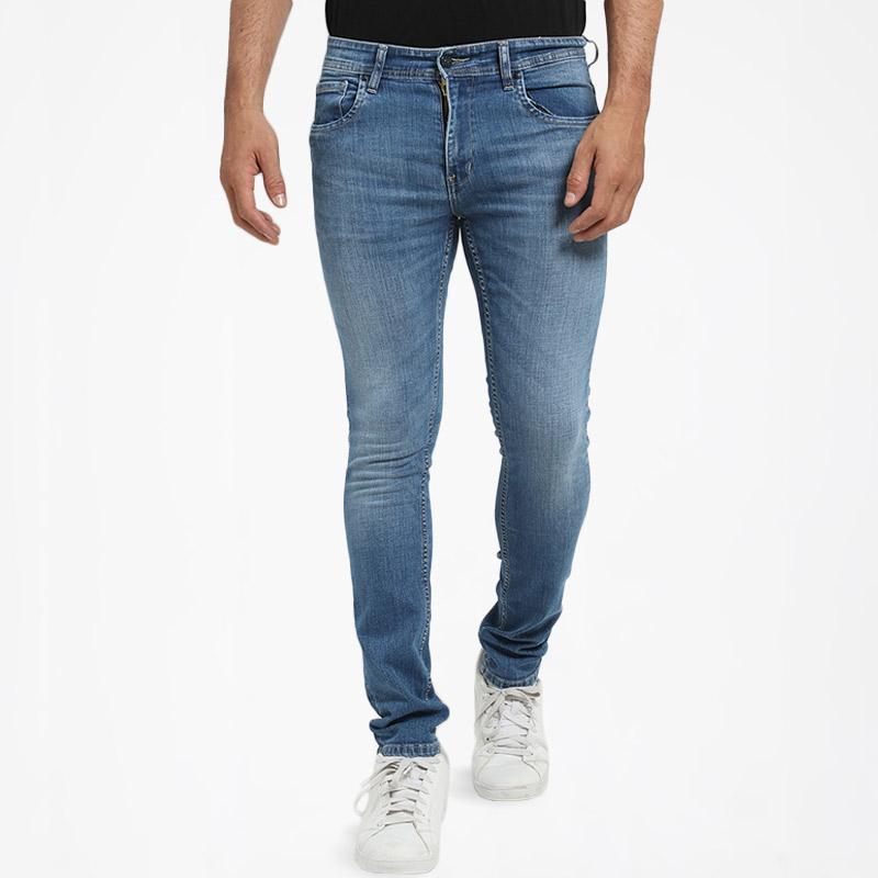 skinny stretch light blue jeans