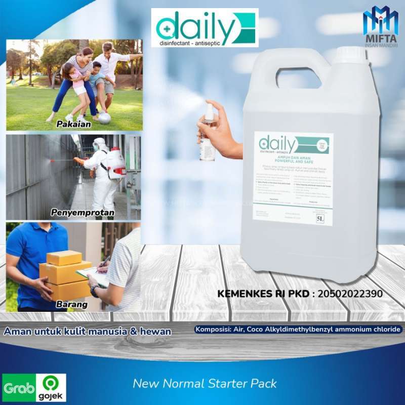 Jual DESINFEKTAN DAILY REGULER DESINFEKTAN 5 LITER KHUSUS ...