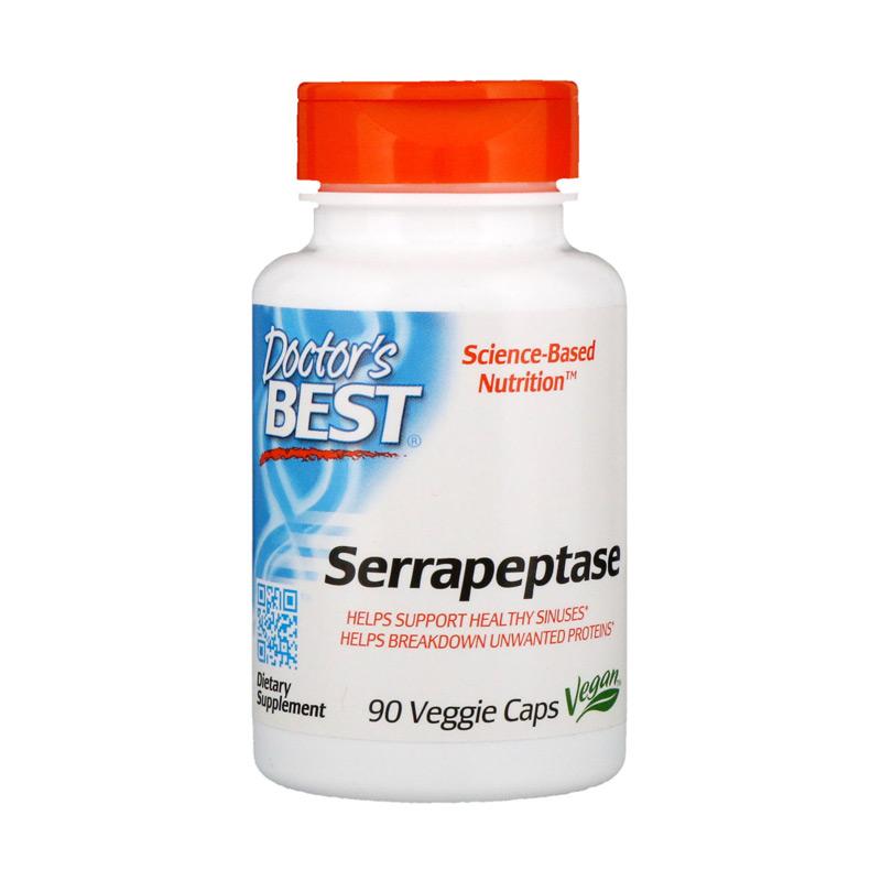 Promo Doctor Best Serrapeptase 40,000 SPU [90 Veggie Caps ...