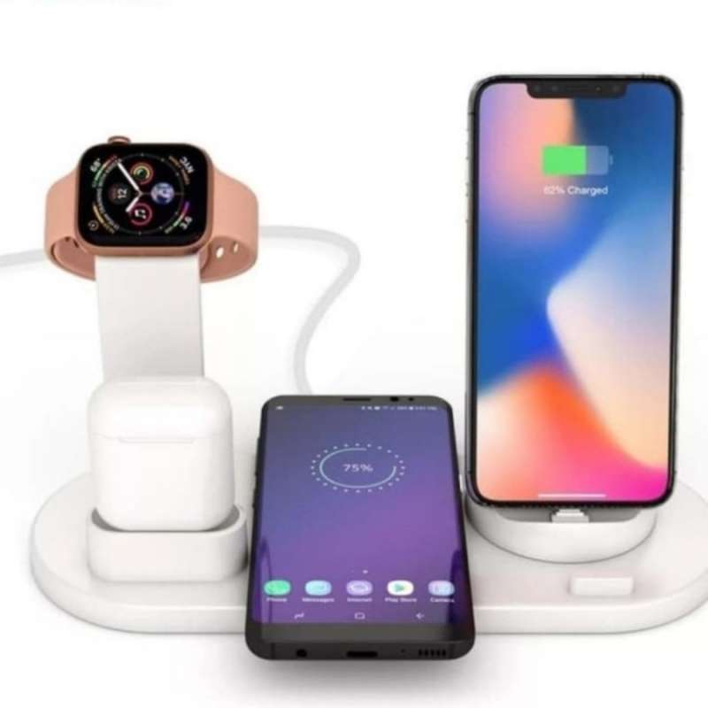 Promo DOCK Wireless Charger Airpods apple watch iphone micro usb Type C di  Seller Artosseals - Kota Jakarta Barat, DKI Jakarta | Blibli
