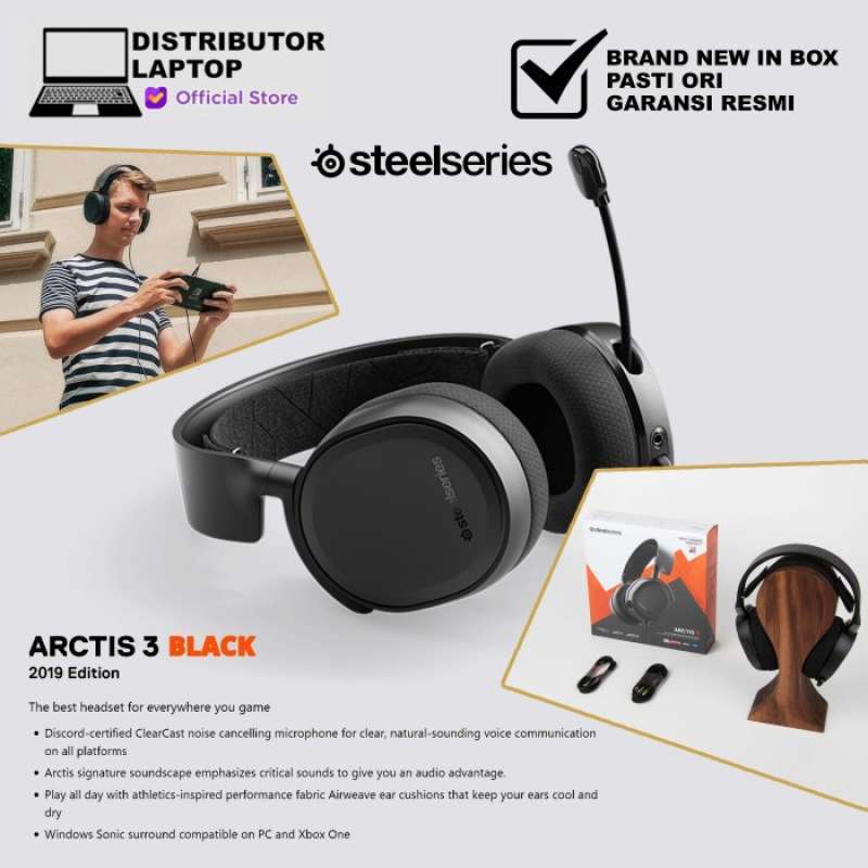 Promo Headset Steelseries Arctis 3 Black 7.1 DTS Headphone di Seller  METALIC - Kab. Bekasi, Jawa Barat | Blibli