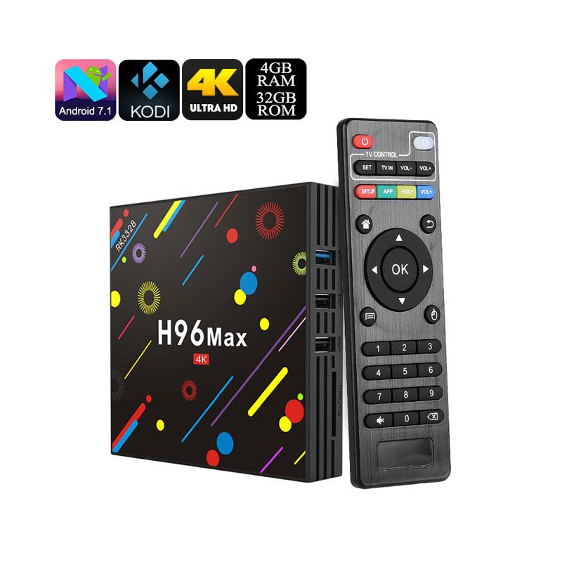 Jual Mediatech H96 Max S912 Android Tv Box Octacore 4 Gb 32 Gb 46024 Online Oktober 2020 Blibli Com
