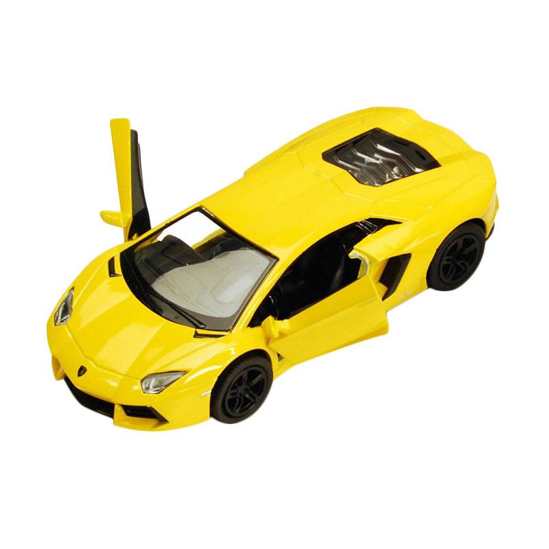 Promo Kinsmart Lamborghini Aventador LP 700 4 Die Cast Yellow