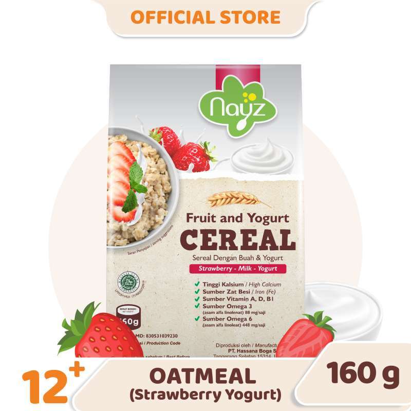 Jual NAYZ - CEREAL FRUITS AND VEGGIE (OATMEAL STRAWBERRY ...
