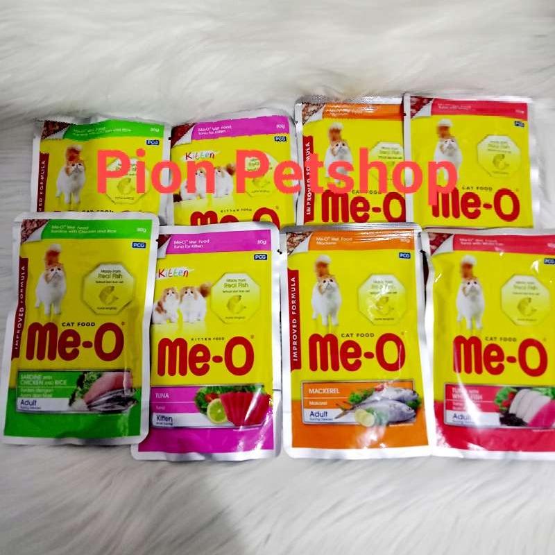 Jual Meo Wet Food 80gr Makanan Basah untuk Kucing di Seller Pion