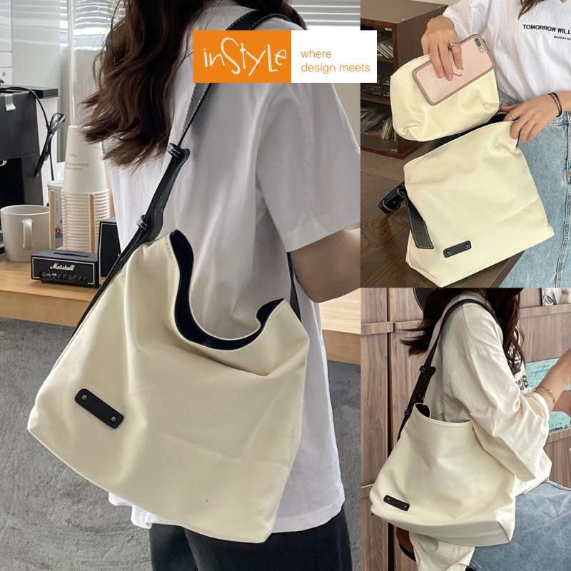 Tas Bahu Selempang Tote Bag Wanita Korean Style Shoulder Bag T2 008