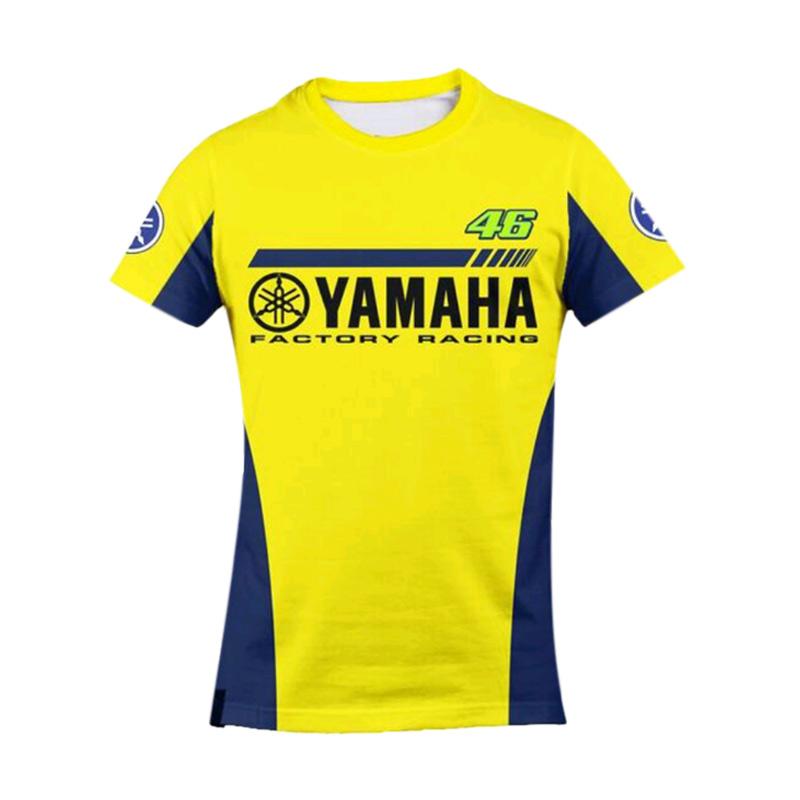 Kaos Urban Jersey Moto GP Valentino Rossi VR46 Kaos Olahraga Kuning  [AZ0079]