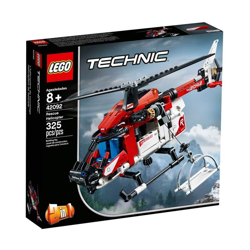 Jual LEGO 42092 Technic Rescue Helicopter Blocks Stacking Toys