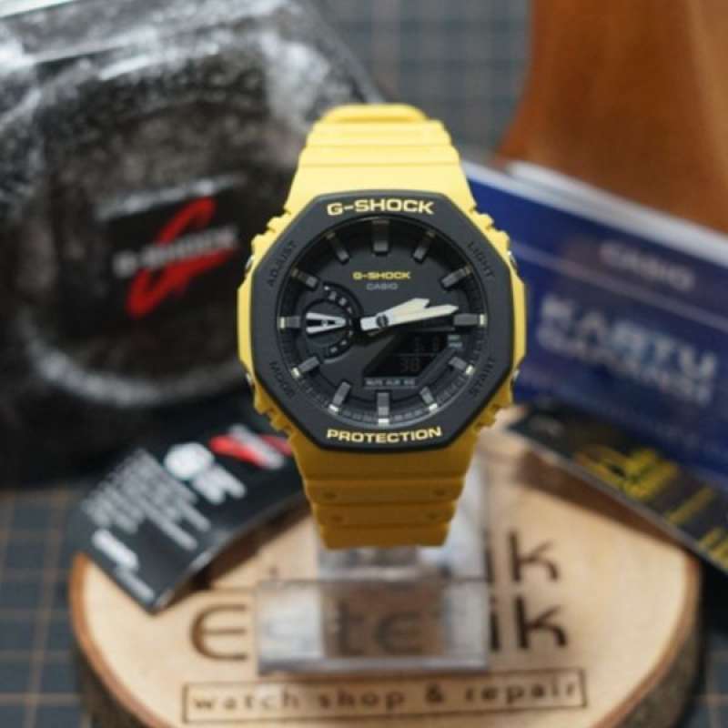 Promo Casio G-Shock GA 2110 SU 9Adr Yellow Original di Seller Detik Estetik  Watch Shop - Kota Jakarta Timur, DKI Jakarta | Blibli