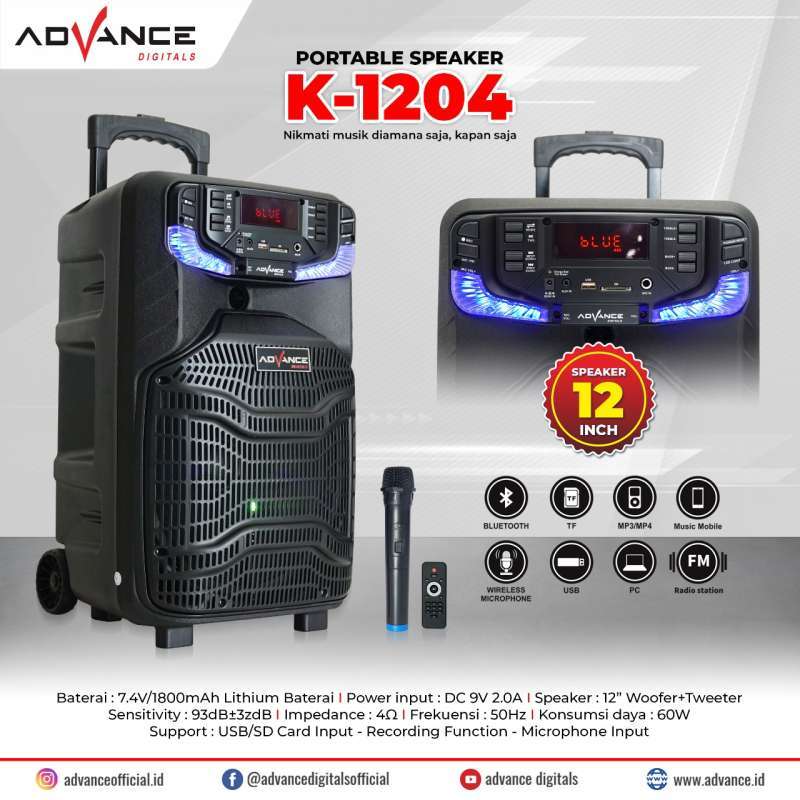 Subwoofer advance 12 inch clearance
