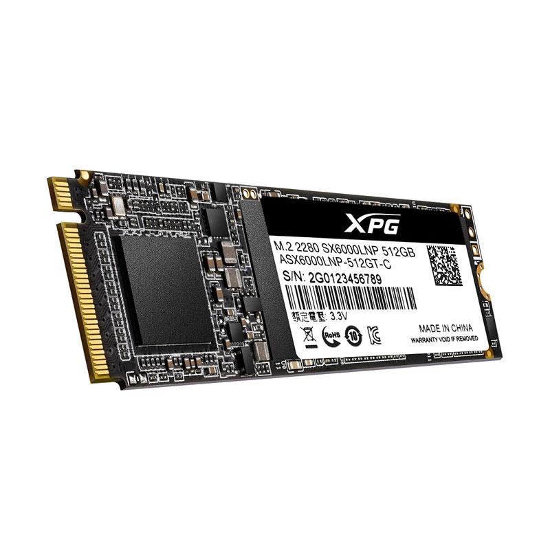 XPG SX6000 Lite M.2 2280 512GB PCIe NVMe Gen3x4 Internal Solid State Drive SSD