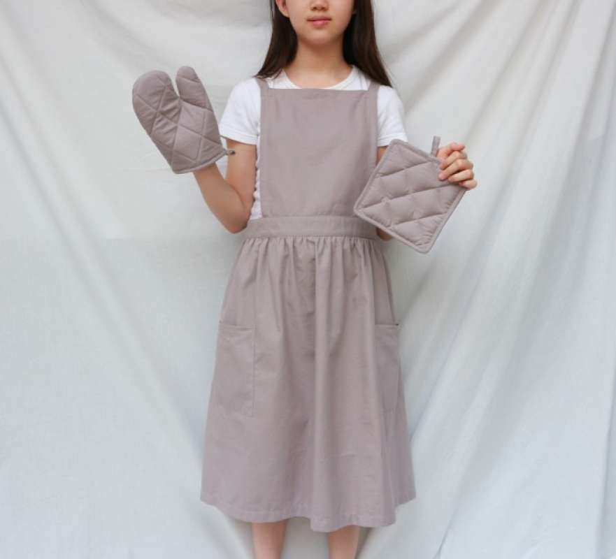 Jual CELEMEK KOREA/APRON KOREA/LINEN 