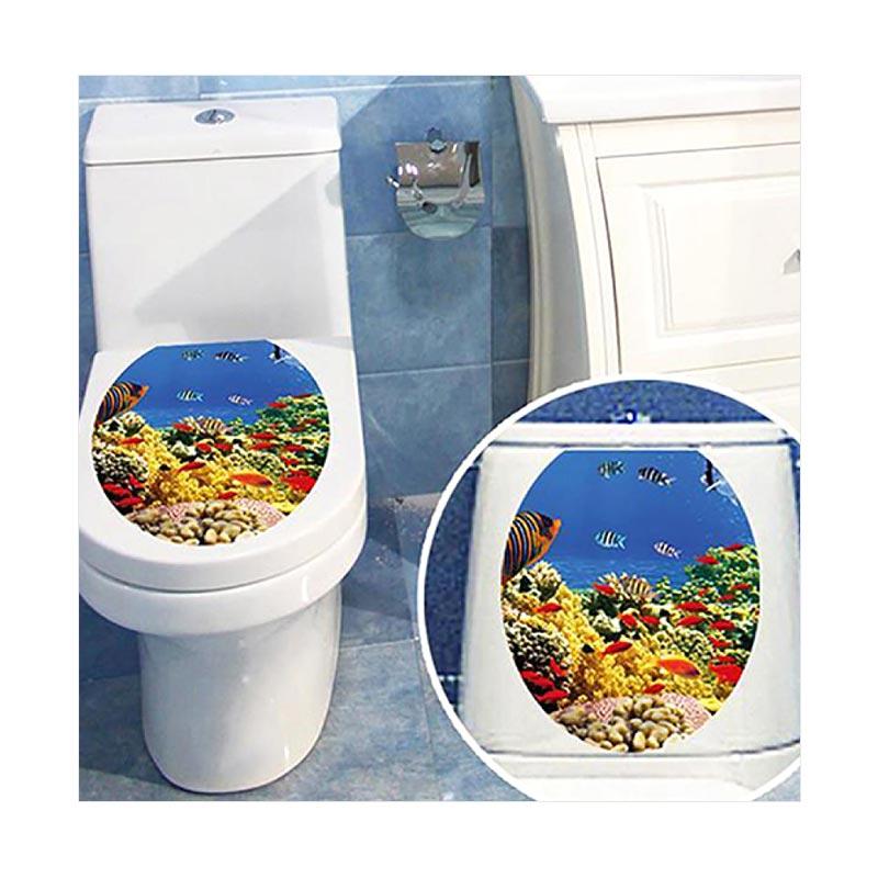 Jual Bluelans Removable Fish Vinyl Bathroom Decor B Toilet Seat Sticker Decal Murah Februari 2020 Blibli Com